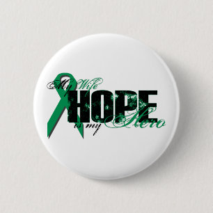 Wife My Hero - Kidney Cancer Hope 6 Cm Round Badge