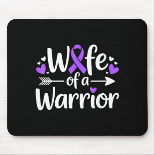 Wife of a warrior lupus awareness sle fighter mouse pad