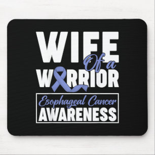 Wife of A Warrior Oesophageal Cancer Awareness Mouse Pad