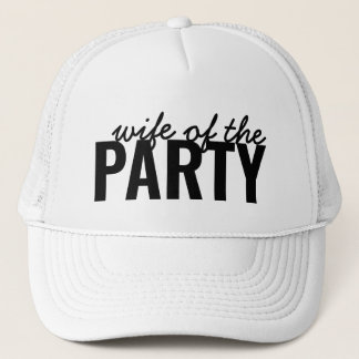 Wife of the Party Bride Trucker Hat Bachelorette