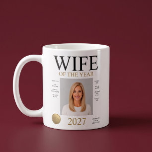 Wife Of The Year Photo Coffee Mug