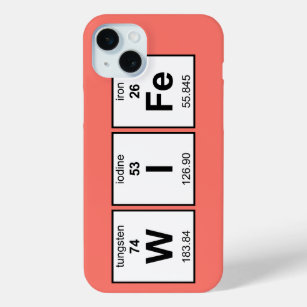 WIFe Periodic Table iPhone 15 Mini Case