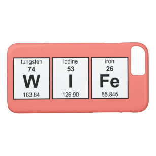 WIFe Periodic Table Case-Mate iPhone Case