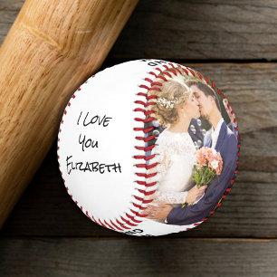 Wife Personalised Photos Baseball
