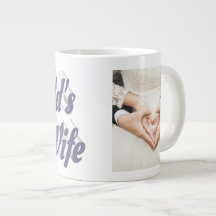 Wife Photo grey Giant Coffee Mug