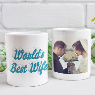 Wife Photo sky blue Coffee Mug
