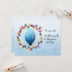 Wife You Light Up My Life at Christmastime Always