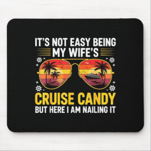 Wifes Cruise Candy Engagement Fiancé Couple Mouse Pad