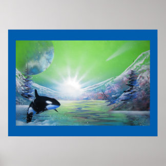 Wifes favorite whale picture poster print