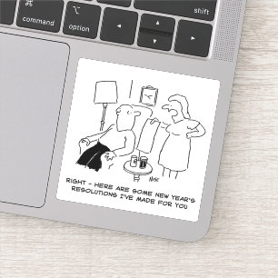 Wife's New Year's Resolutions for Husband. Funny