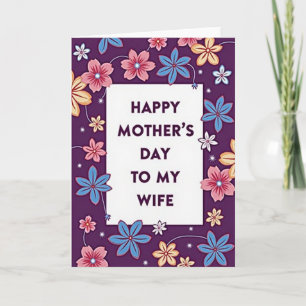 Wifes Special Day Card