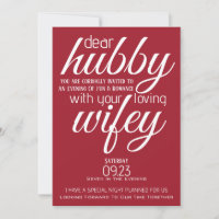 Wifey Asks Hubby Out