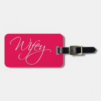 Wifey Calligraphy Changeable Background