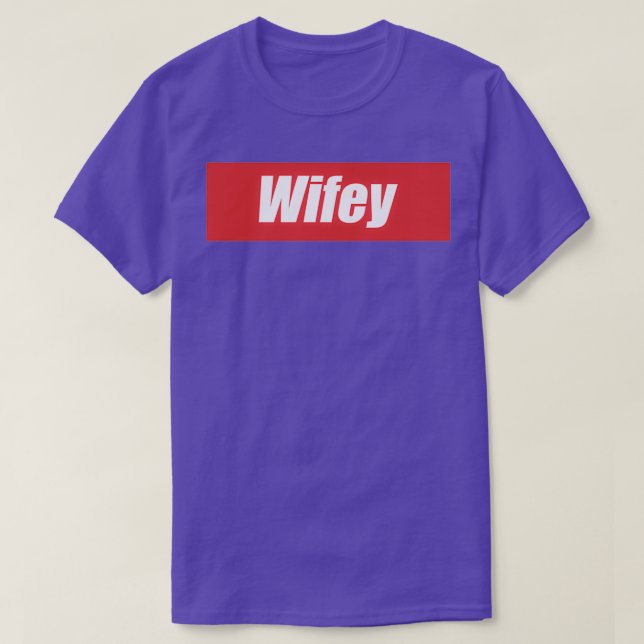 Wifey Cool Gift Wife T-Shirt (Design Front)