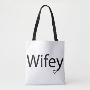 Wifey - Custom All-Over-Print Tote Bag