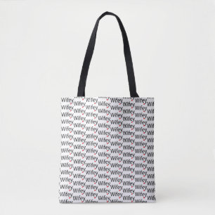 Wifey - Custom All-Over-Print Tote Bag