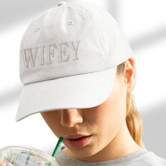 WIFEY Embroidered Hat | Bride Hat | Wife Hat 