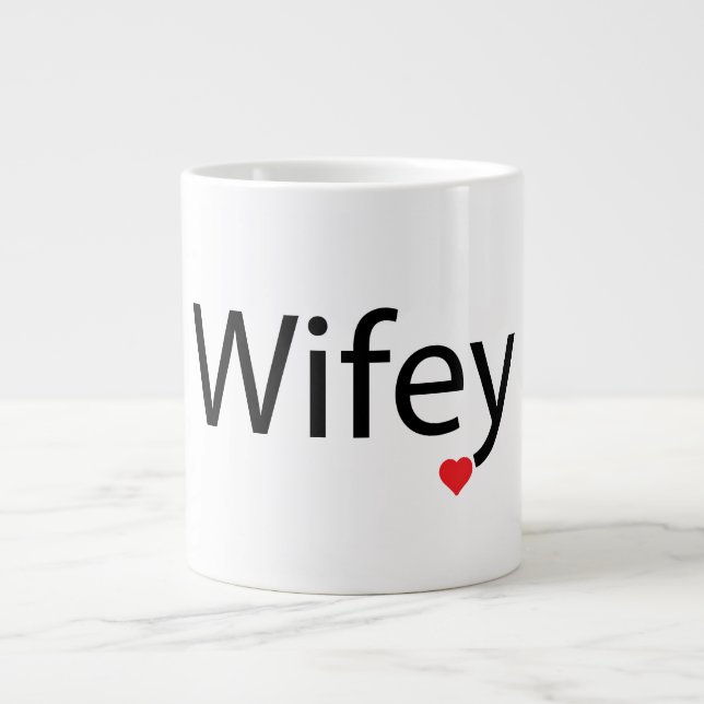 Wifey - Jumbo Mug (Front)
