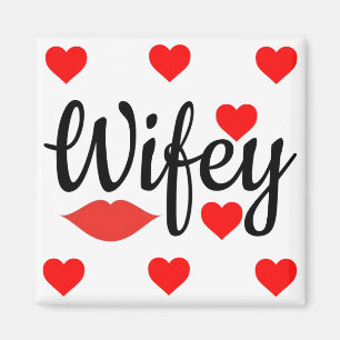 Wifey Matching Couple Magnet