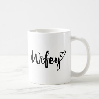 Wifey Mug Wedding Engagement Gift Coffee Cup
