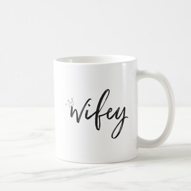 Wifey Mug With Crown (Right)