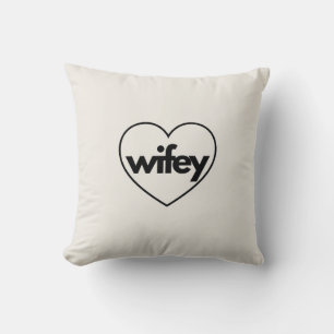 Wifey Pillow / Wife / Wifey / Modern Minimal