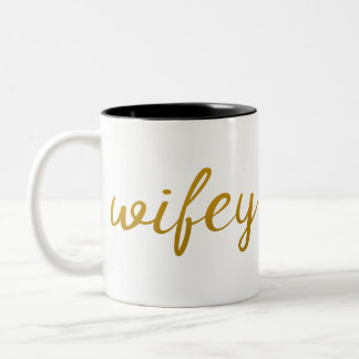 Wifey Two-Tone Coffee Mug