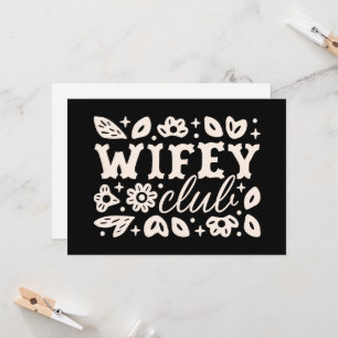 Wifey wives club cowboy dark western romance black invitation