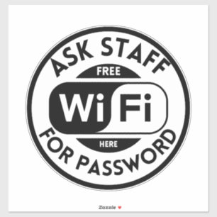  Wifi Business ,free wifi Sticker