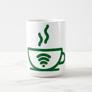 WiFi & Coffee Icon Mug