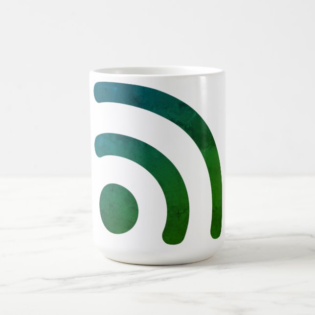 WiFi Icon Coffee Mug (Center)