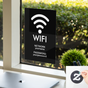 Wifi icon wireless network and password login