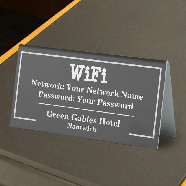 WiFi Information Network and Password (Creator Uploaded)