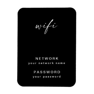 Wifi Information Refrigerator Magnet
