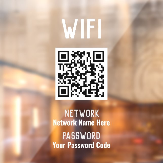WiFi Instructions With QR Code (Sheet 2)