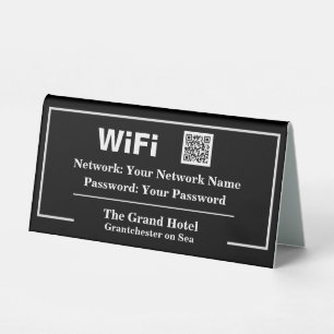 WiFi Instructions with QR Code