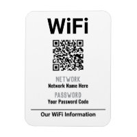 WiFi Instructions With QR Code