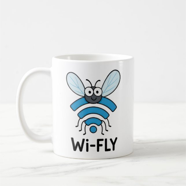 Wifi Internet Coffee Mug (Left)