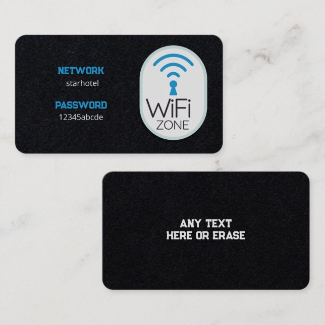 Wifi Internet Premium Business Card (Front/Back)