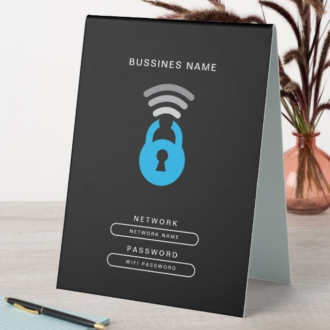 WiFi Key tech logo template (In SItu (Table))