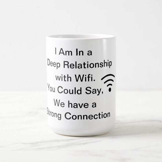 Wifi Love 2 Coffee Mug (Center)