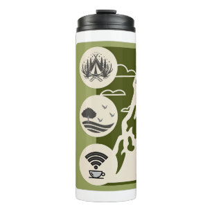 WiFi + nature = camping adventure camping Thermal Tumbler