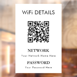 WiFi Network Access | QR Code Password Display