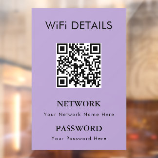 WiFi Network Access | QR Code Password Display