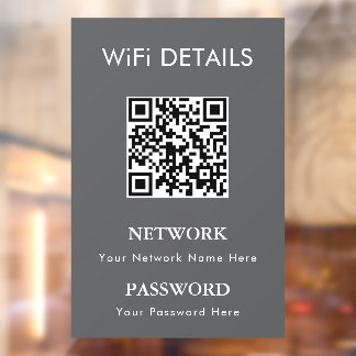 WiFi Network Access | QR Code Password Display