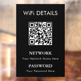 WiFi Network Access | QR Code Password Display