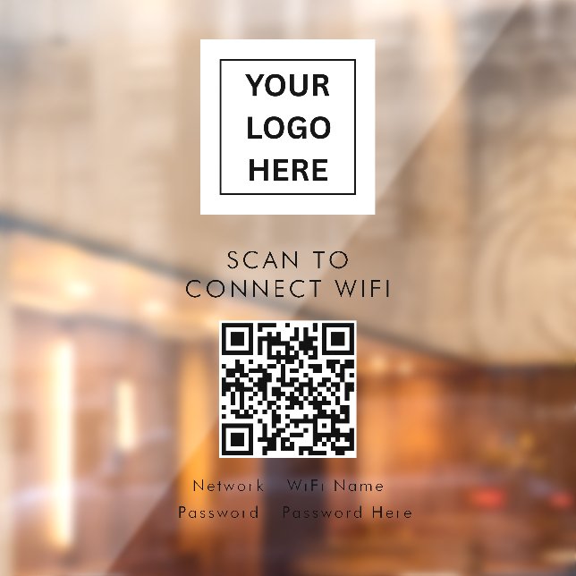 WiFi Network Access | QR Code Password Display (Sheet 2)