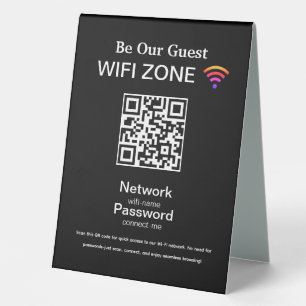 Wifi Network   QR Code Internet Scan to Connect
