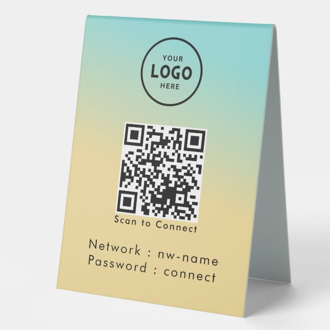 WiFi Network Scan QR Code to Connect the Internet (Front)