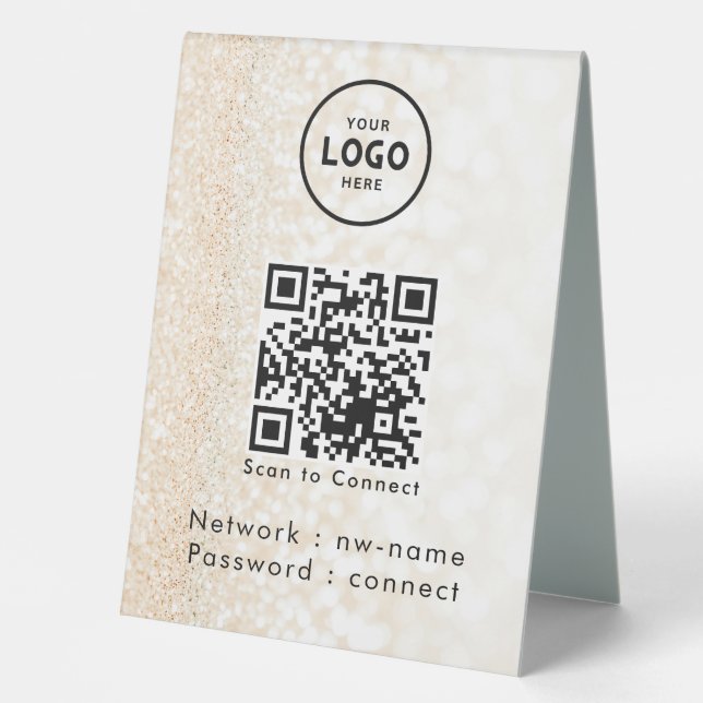 WiFi Network Scan QR Code to Connect the Internet (Front)